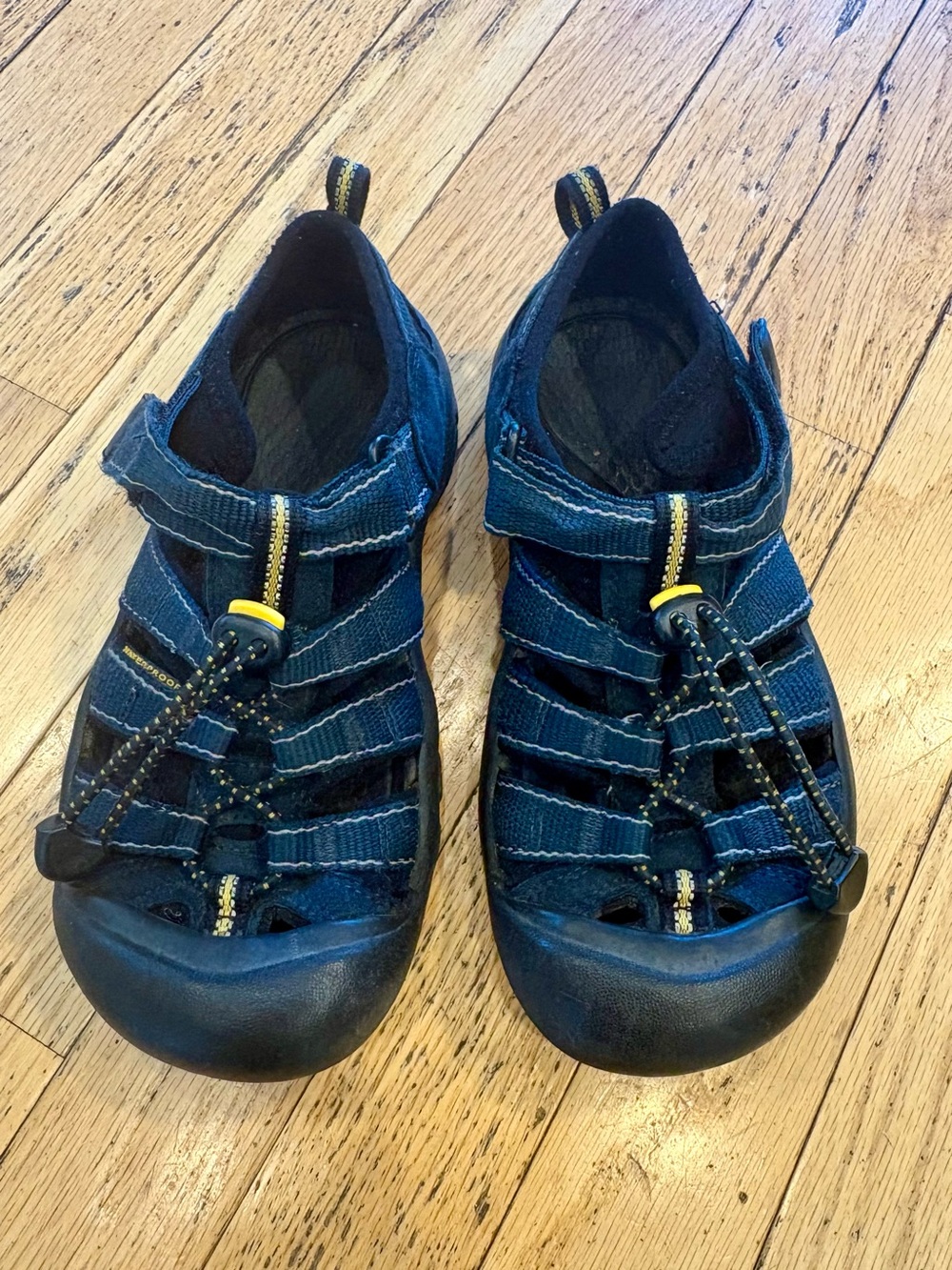 Kids Keen Navy Blue Closed-Toe Sport Sandals